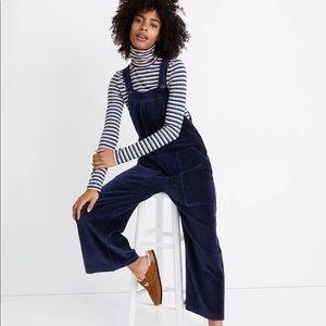 Texture & Thread Velour Corduroy Overalls